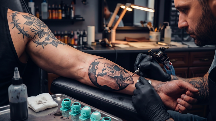 Le salon de tatouage Lignes de Front Tattoo, 23 bis rue Labat à Paris 18e